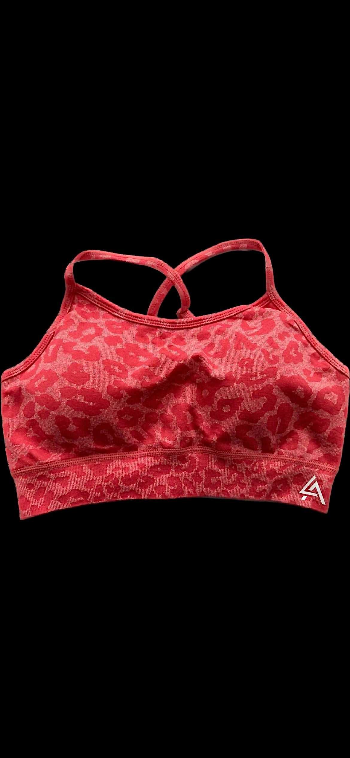 Pink Cheetah print Athletic Sports Bra